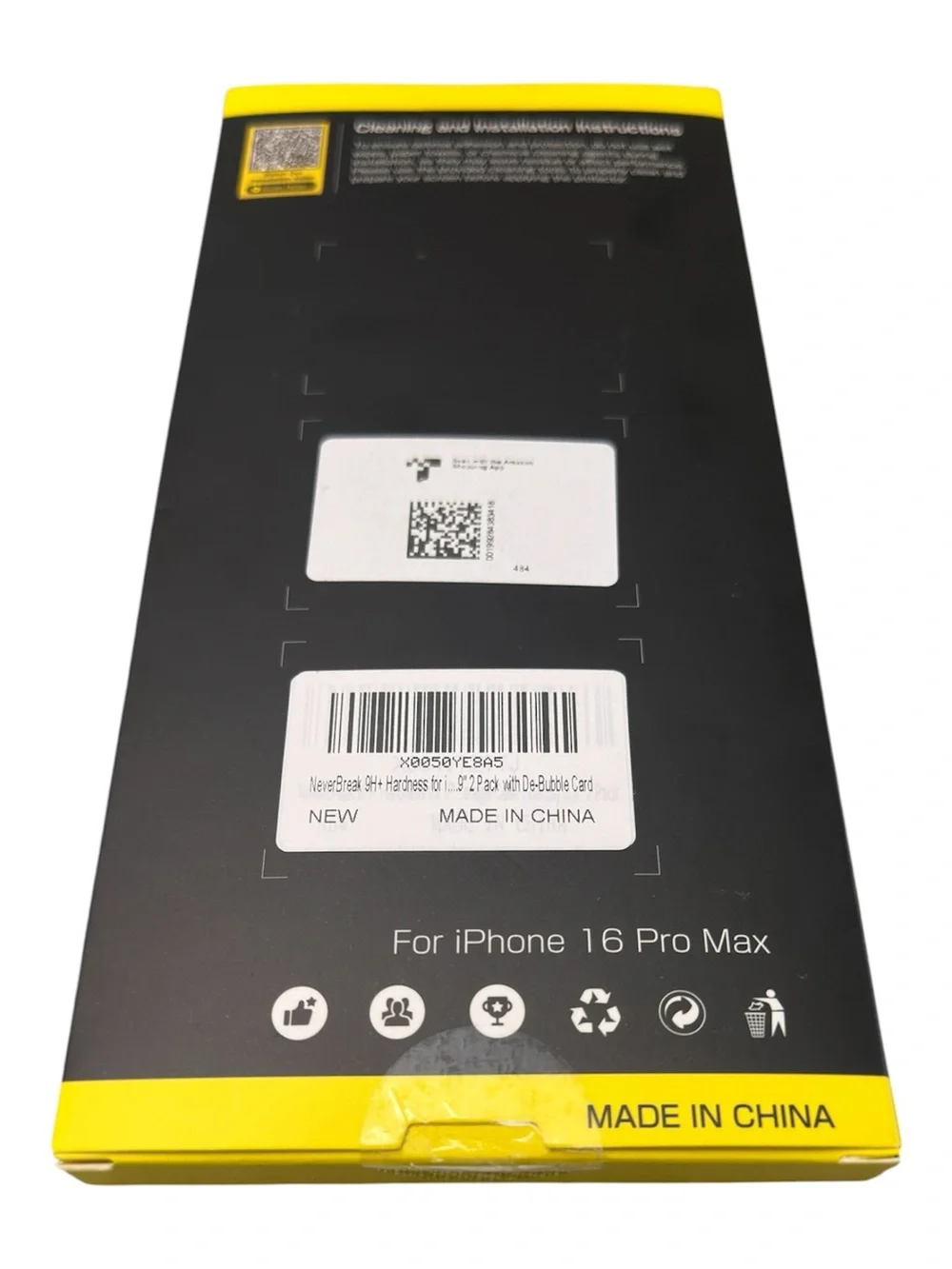 New In Box Zeniss iPhone 16 Pro Max Screen Protector 2 Pack